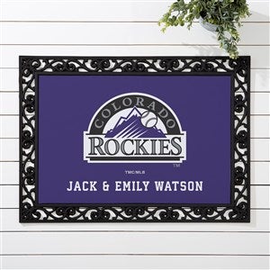 MLB Colorado Rockies Personalized Doormat- 18x27