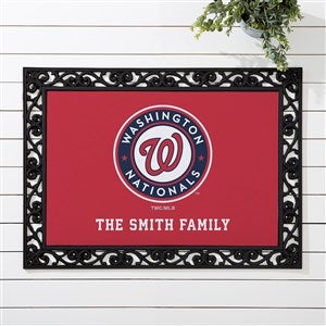 MLB Washington Nationals Personalized Doormat 18x27