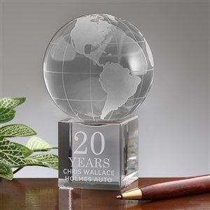 Retirement Personalized Globe