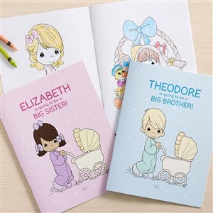 Precious Moments Big Sister or Big Brother Personalized Coloring Book