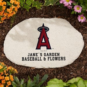 MLB Los Angeles Angels Personalized Round Garden Stone