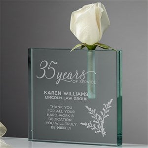 Retirement Personalized Bud Vase