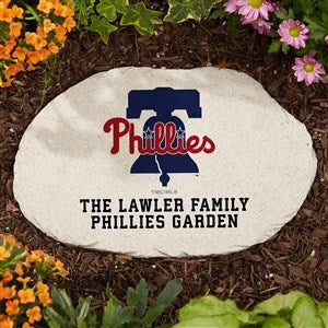 MLB Philadelphia Phillies Personalized Round Garden Stone