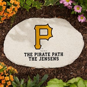 MLB Pittsburgh Pirates Personalized Round Garden Stone