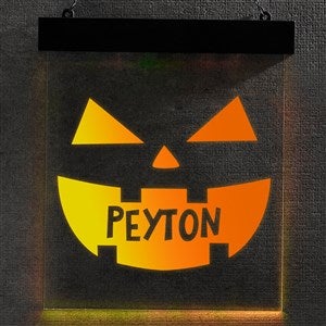 Jack-o'-Lantern Faces Custom LED Sign
