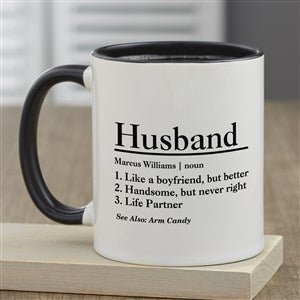 Personalized Coffee Mug - The Meaning of Him - Small - Black