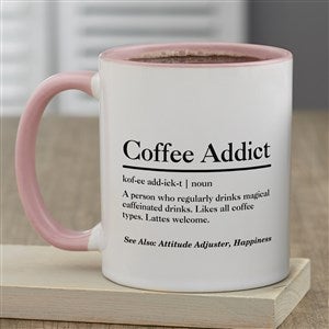 Personalized Coffee Mug - The Meaning of Him - Small - Pink