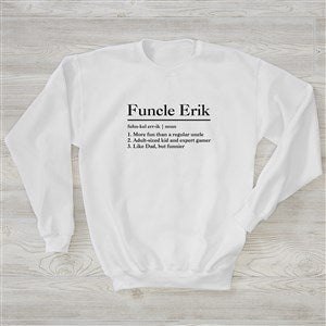The Meaning of Him Personalized Hanes® Adult Crewneck Sweatshirt