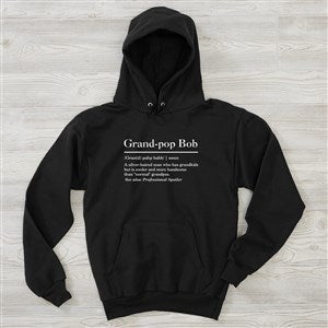 The Meaning of Him Personalized Hanes® Adult Hooded Sweatshirt