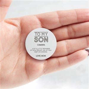 Personalized Pocket Token - To My Son