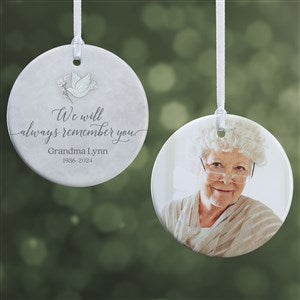 Always Remember You Personalized Ornament- 2.85 Glossy - 2 Sided