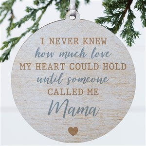 Love Being Called Mommy Photo Christmas Ornament - Wood
