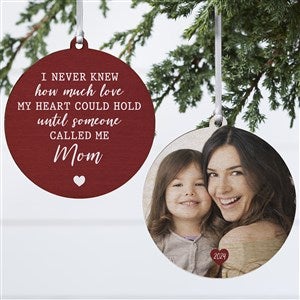 Love Being Called Mommy Photo Christmas Ornament - 2-Sided Wood