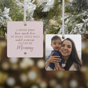 Love Being Called Mommy Photo Christmas Ornament - 2-Sided Metal