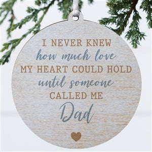 Love Being Called Daddy Photo Christmas Ornament - Wood