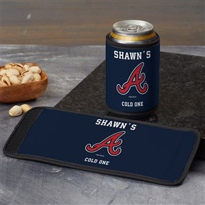 Atlanta Braves Personalized Baseball Can & Bottle Wrap - MLB