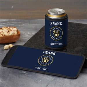 Milwaukee Brewers Personalized Baseball Can & Bottle Wrap - MLB