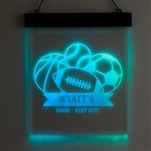 Sports Balls Custom LED Sign