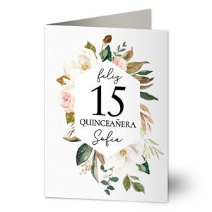 Quinceañera Personalized Greeting Card