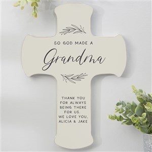 So God Made? Personalized Wall Cross-8x12