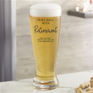 Pairs Well With...Personalized Printed 23oz. Pilsner Glass