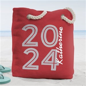 Graduating Class Of Personalized Beach Bag- Large