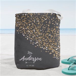 Sparkling Love Personalized Beach Bag- Small