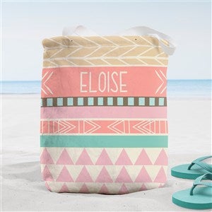 Bohemian Chic Personalized Beach Bag- Small