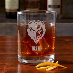 NFL Baltimore Ravens Engraved Old Fashioned Whiskey Glasses