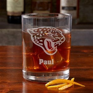 NFL Jacksonville Jaguars Engraved Old Fashioned Whiskey Glasses
