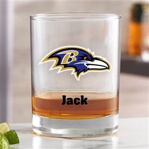 NFL Baltimore Ravens Printed Whiskey Glasses