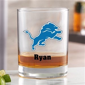 NFL Detroit Lions Printed Whiskey Glasses