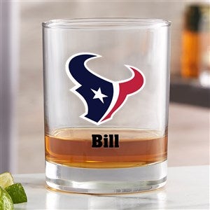 NFL Houston Texans Printed Whiskey Glasses