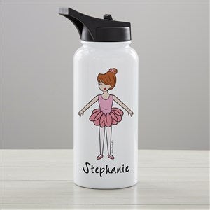 Ballerina philoSop Personalized Double-Wall Vacuum Insulated 32 oz. Water Bottle