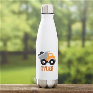 Construction & Monster Trucks Personalized Insulated 17 oz. Water Bottle
