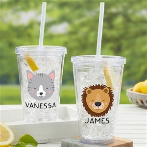 Animal Pals Personalized 17 oz. Acrylic Insulated Tumbler