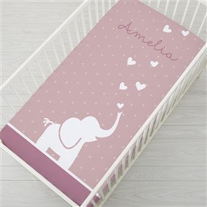 Baby Zoo Animals Personalized Crib Sheet