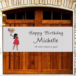Birthday Balloons philoSophie's® Personalized Birthday Banner - 45x108