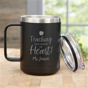 Personalized Stainless Steel Travel Mug - Inspiring Teacher
