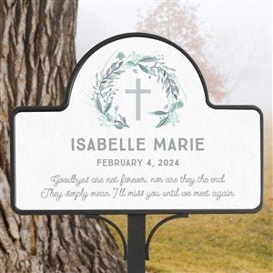 Loving Child Memorial Personalized Magnetic Garden Sign