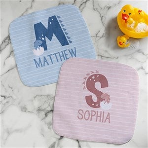Baby Dino Personalized Washcloth
