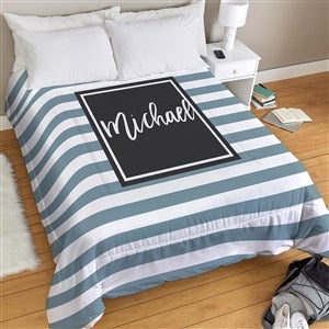Pattern Play Personalized Comforter - Queen 88x88