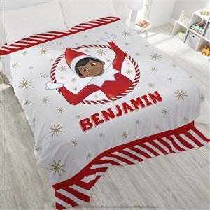 The Elf on the Shelf Personalized 90x108 Plush King Fleece Blanket