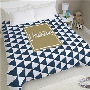 Pattern Play Personalized Duvet Cover - King 104x88