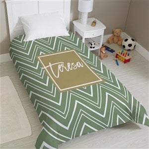 Pattern Play Personalized Duvet Cover - Twin 68x88