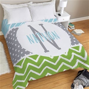 Yours Truly Personalized Duvet Cover - Queen 88x88