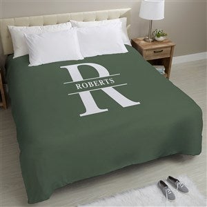 Lavish Last Name Personalized Duvet Cover - King 104x88