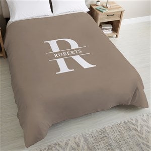 Lavish Last Name Personalized Duvet Cover - Queen 88x88