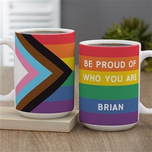 Love Yourself Personalized Coffee Mug 15 oz.- White