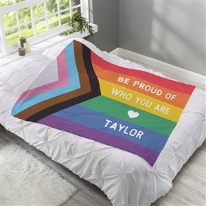 Love Yourself Personalized 50x60 Plush Fleece Blanket